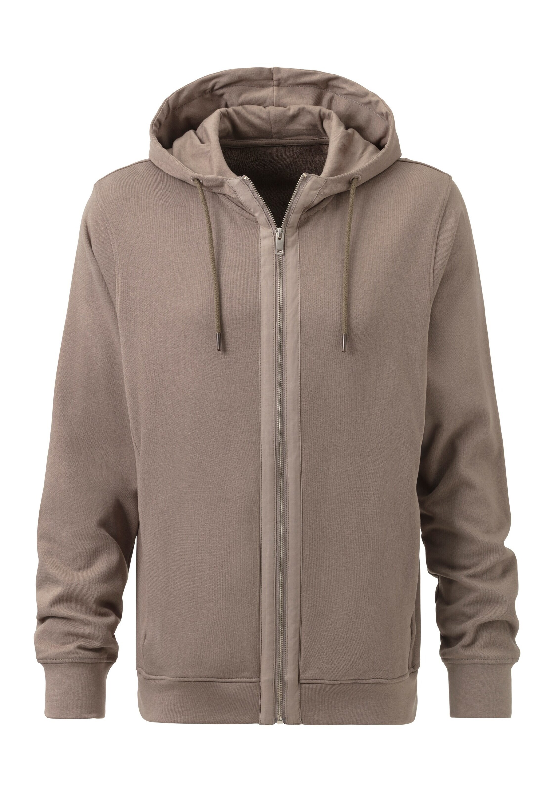 Authentic Le Jogger Sweatjacka i brun: framsida