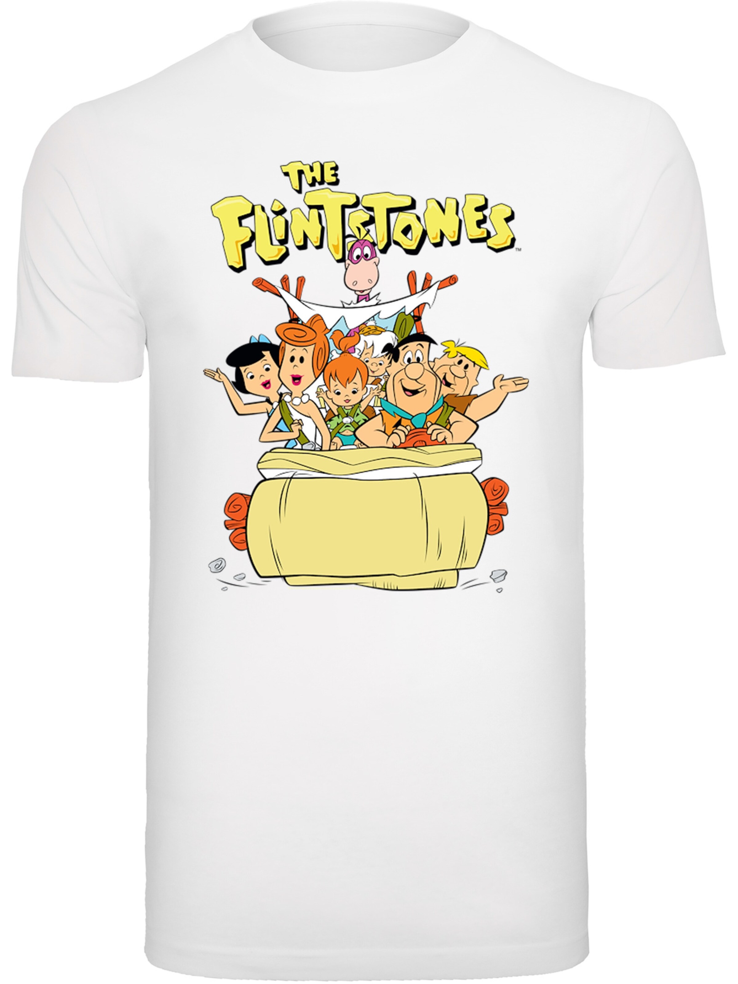 F4NT4STIC Shirt in Wit: voorkant