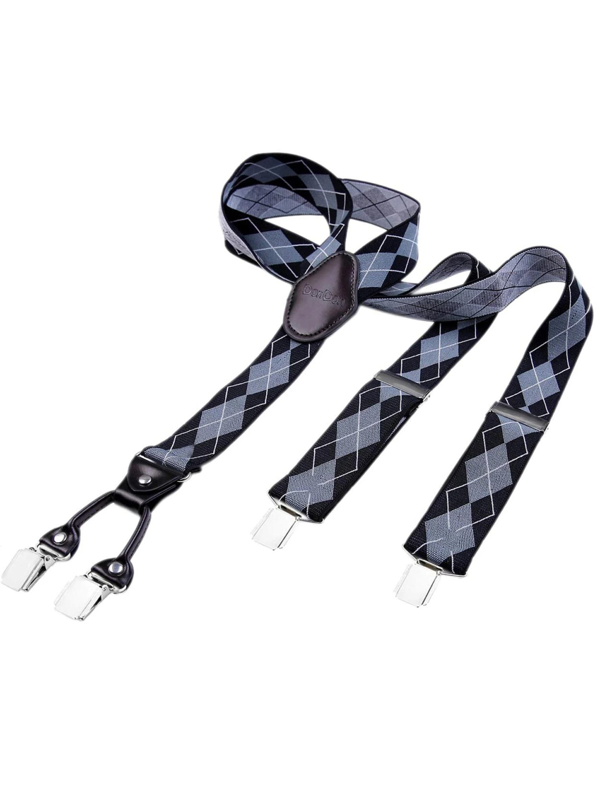 DonDon Suspenders in Grey