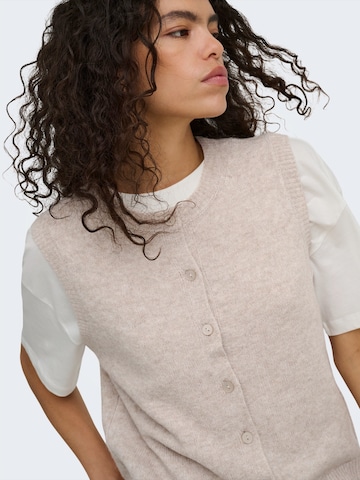 ONLY - Chaleco de punto 'ONLOLIVIA' en beige