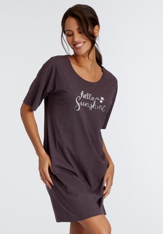 VIVANCE - Camisola de pijama 'Dreams' em preto: frente