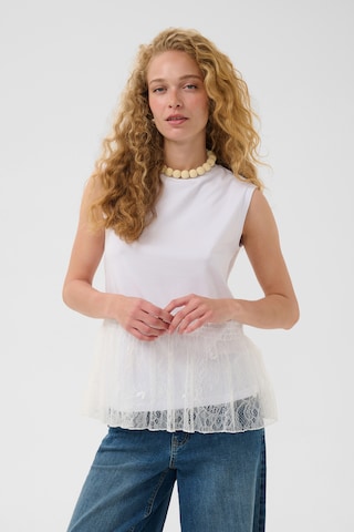 CULTURE Blouse in Wit: voorkant