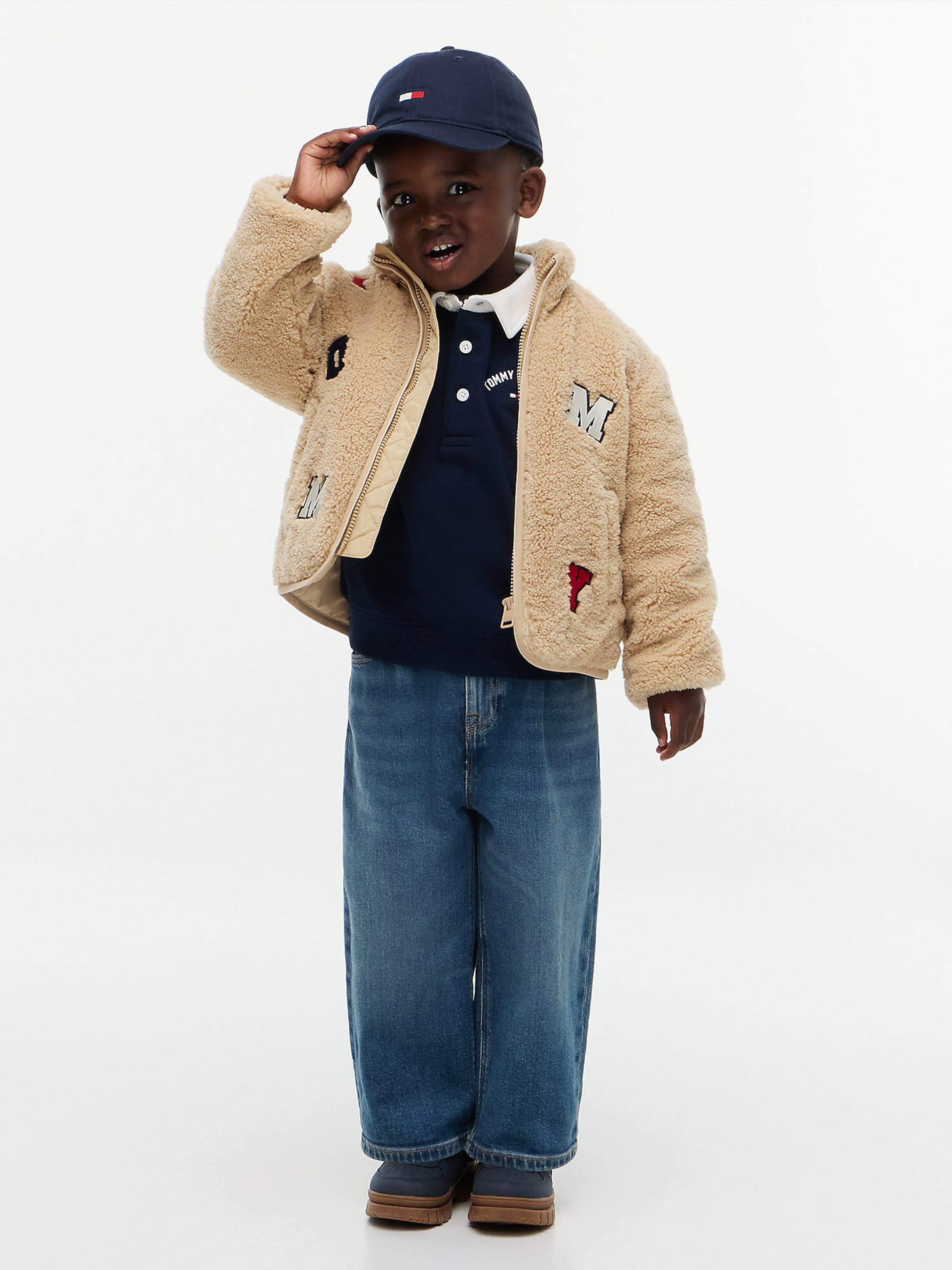TOMMY HILFIGER Between-season jacket in Beige