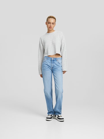 Bershka Pullover in Grau