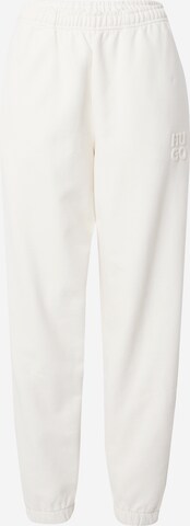 Pantalon HUGO en blanc : devant