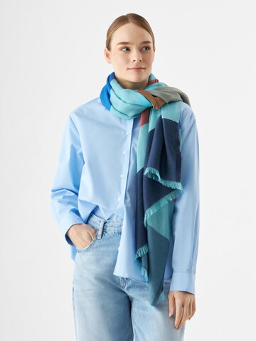 Écharpe CODELLO en bleu : devant