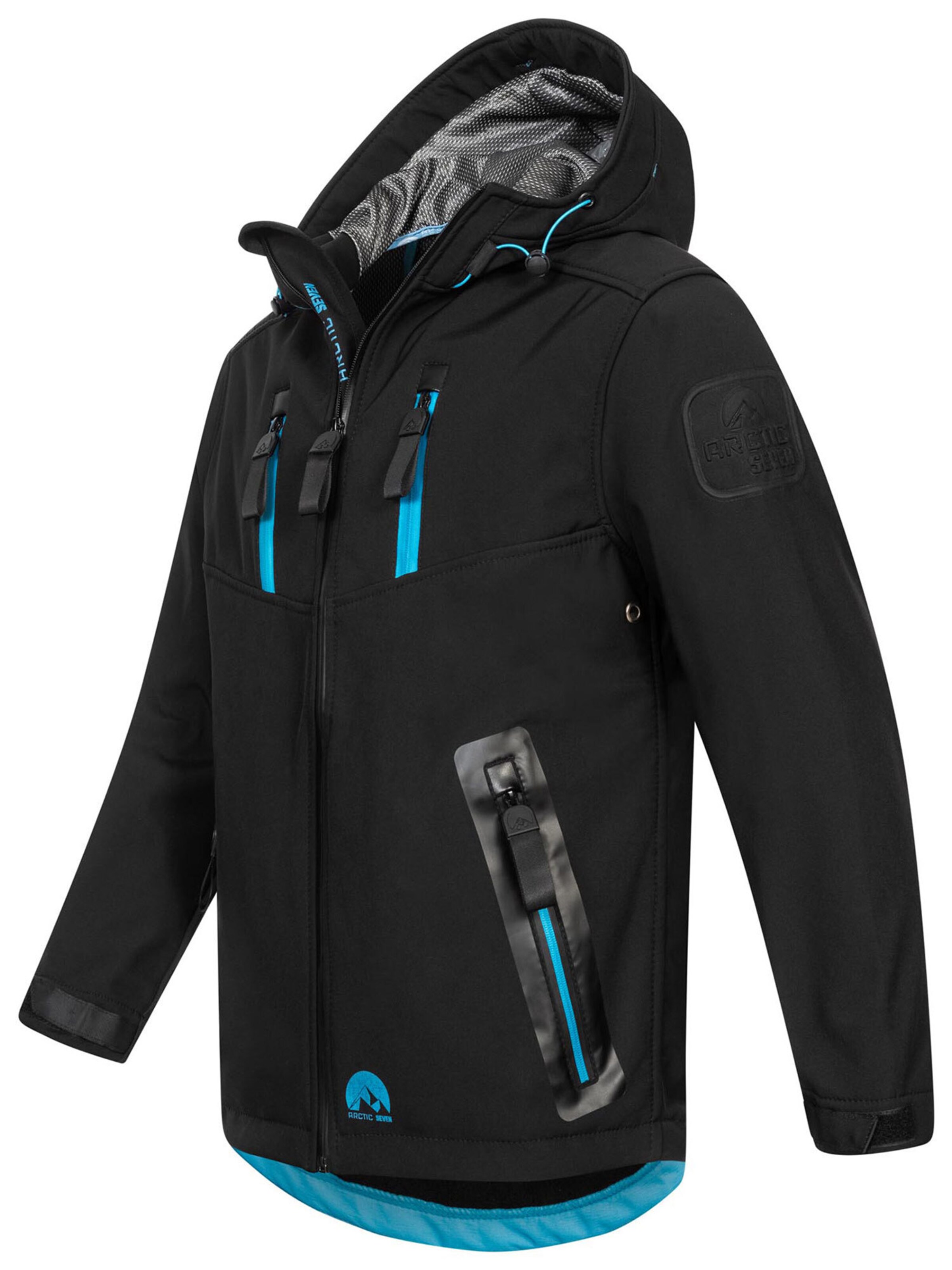 Arctic Seven Outdoor jacket 'AS306' in Black