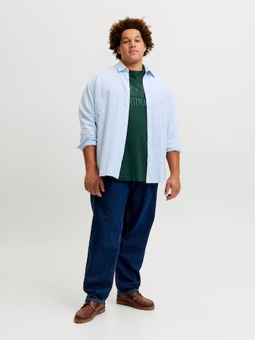 Jack & Jones Plus Shirt 'JORFREDERIKSBERG' in Green