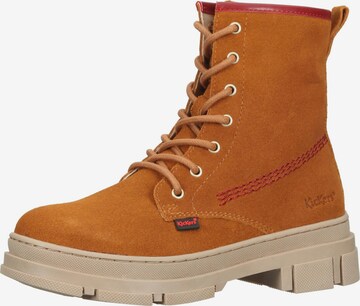 Kickers Boots in Brown: front