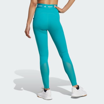 ADIDAS PERFORMANCE Skinny Sports trousers 'Stash' in Green