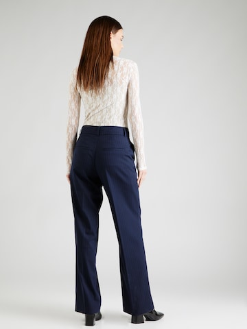 SELECTED FEMME Wide leg Trousers with creases 'PENELOPE' in Blue