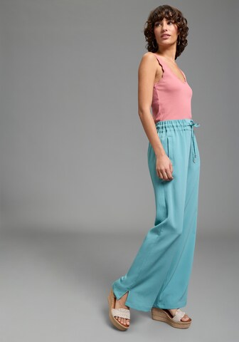 LAURA SCOTT Wide leg Pants in Blue