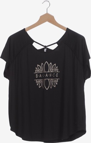 SHEEGO T-Shirt 4XL in Schwarz: Vorderseite