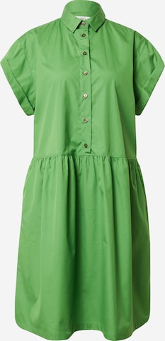 0039 Italy - Vestido camisero 'Leonie' en verde: frente