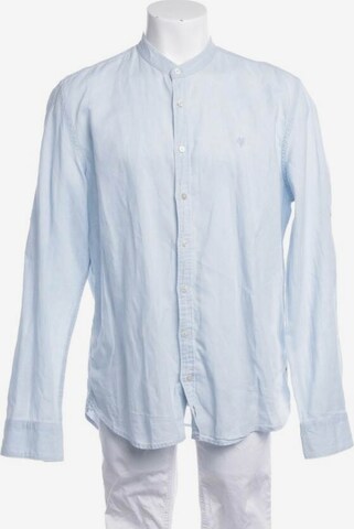 Marc O'Polo Button Up Shirt in XXL in Blue: front