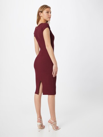 GUESS - Vestido de punto en rojo