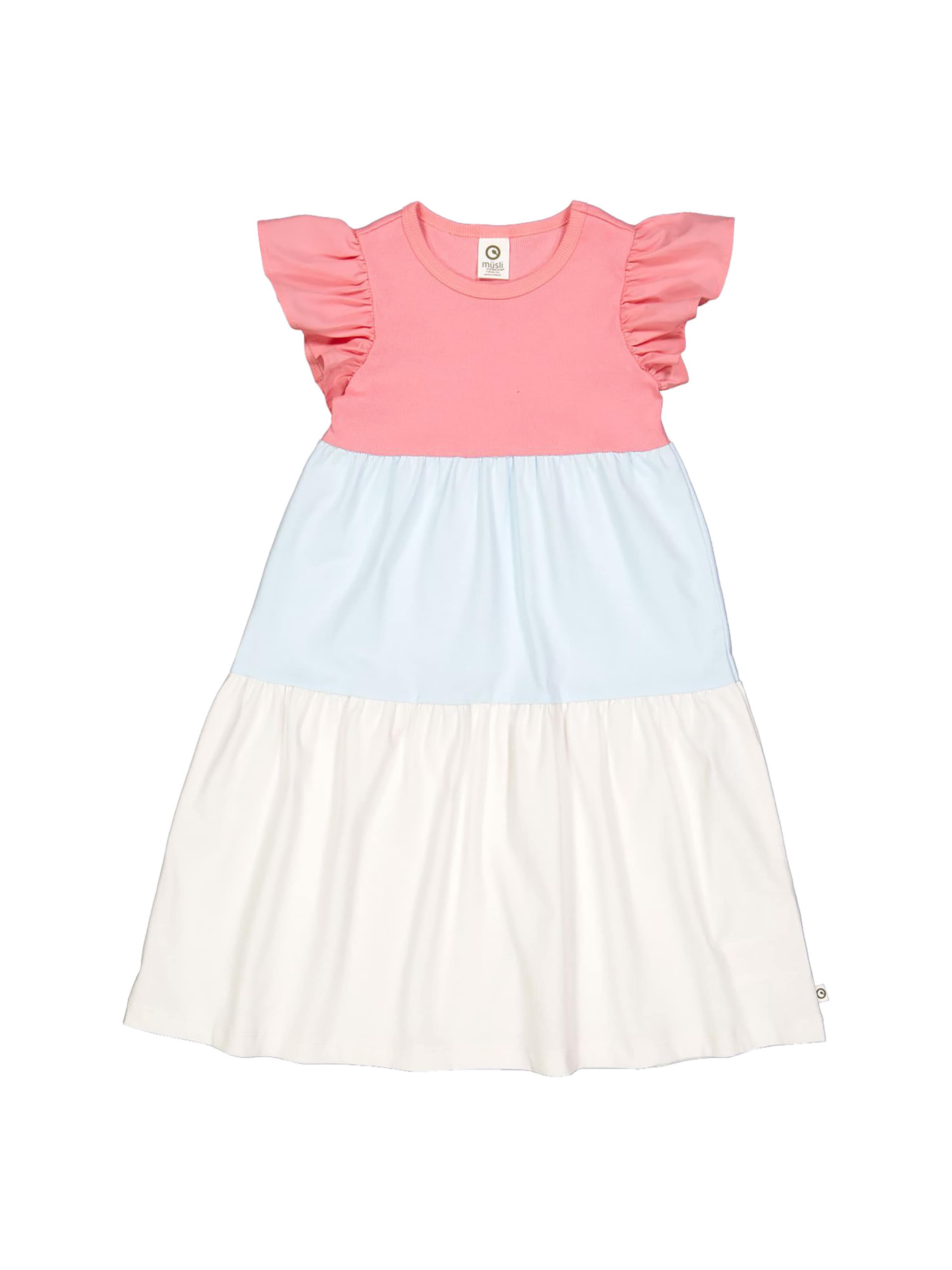 Müsli by GREEN COTTON - Vestido em rosa: frente