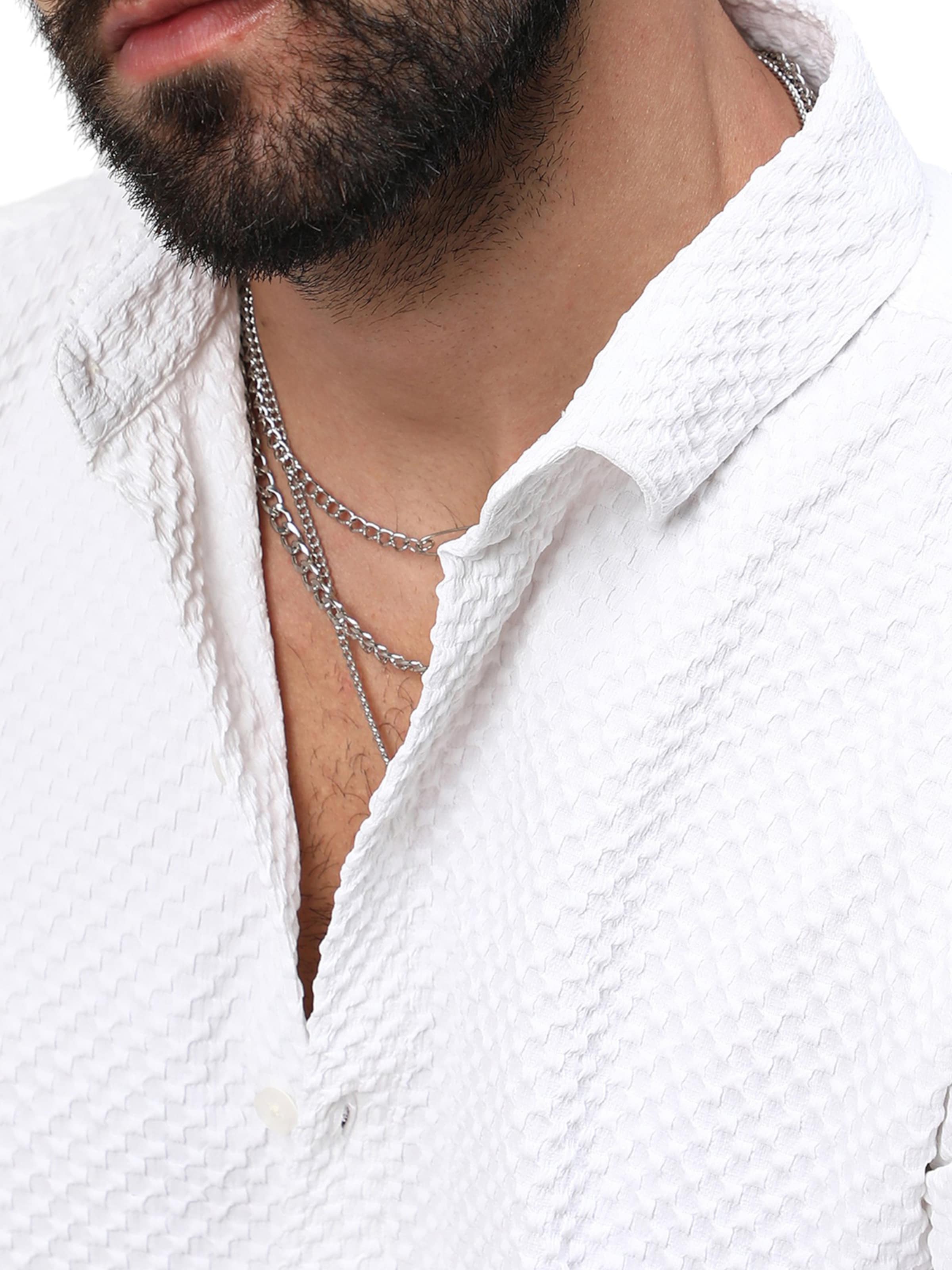 Campus Sutra Regular fit Ing ' Dakota ' - fehér