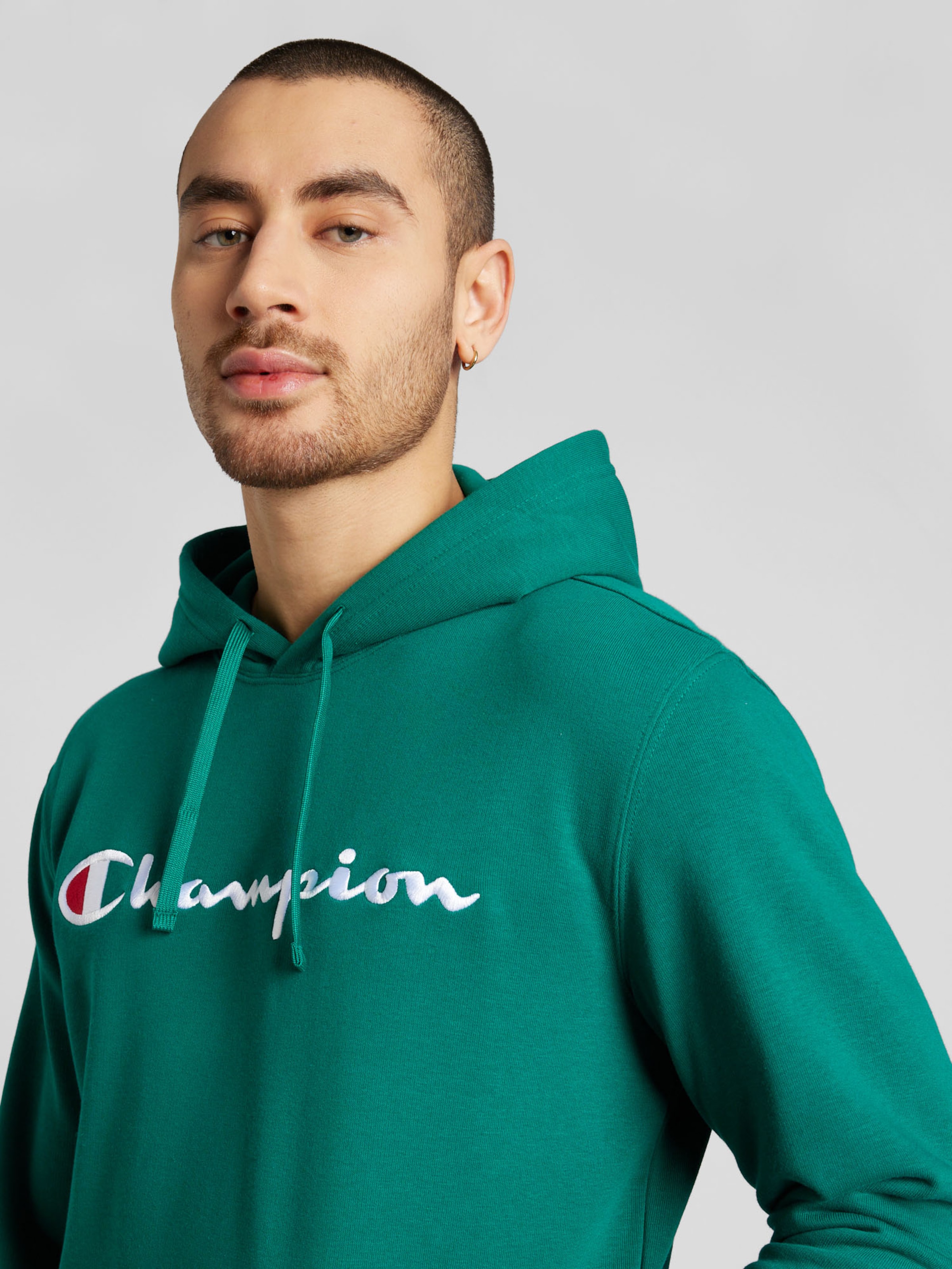 Sweat shirt Champion Authentic Athletic Apparel en Vert ABOUT YOU