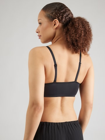 Skiny Triangel BH i sort