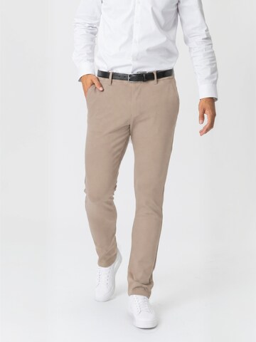 TEESHOPPEN Regular Trousers ' Performance ' in Beige: front