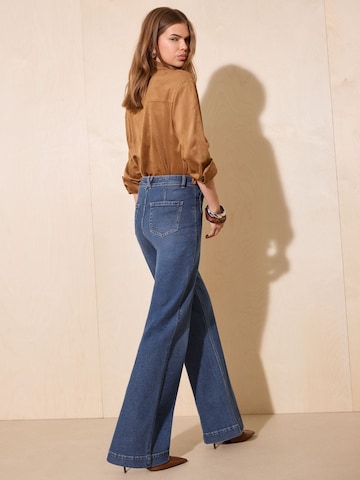 Wide leg Jeans de la Friends Like These pe albastru