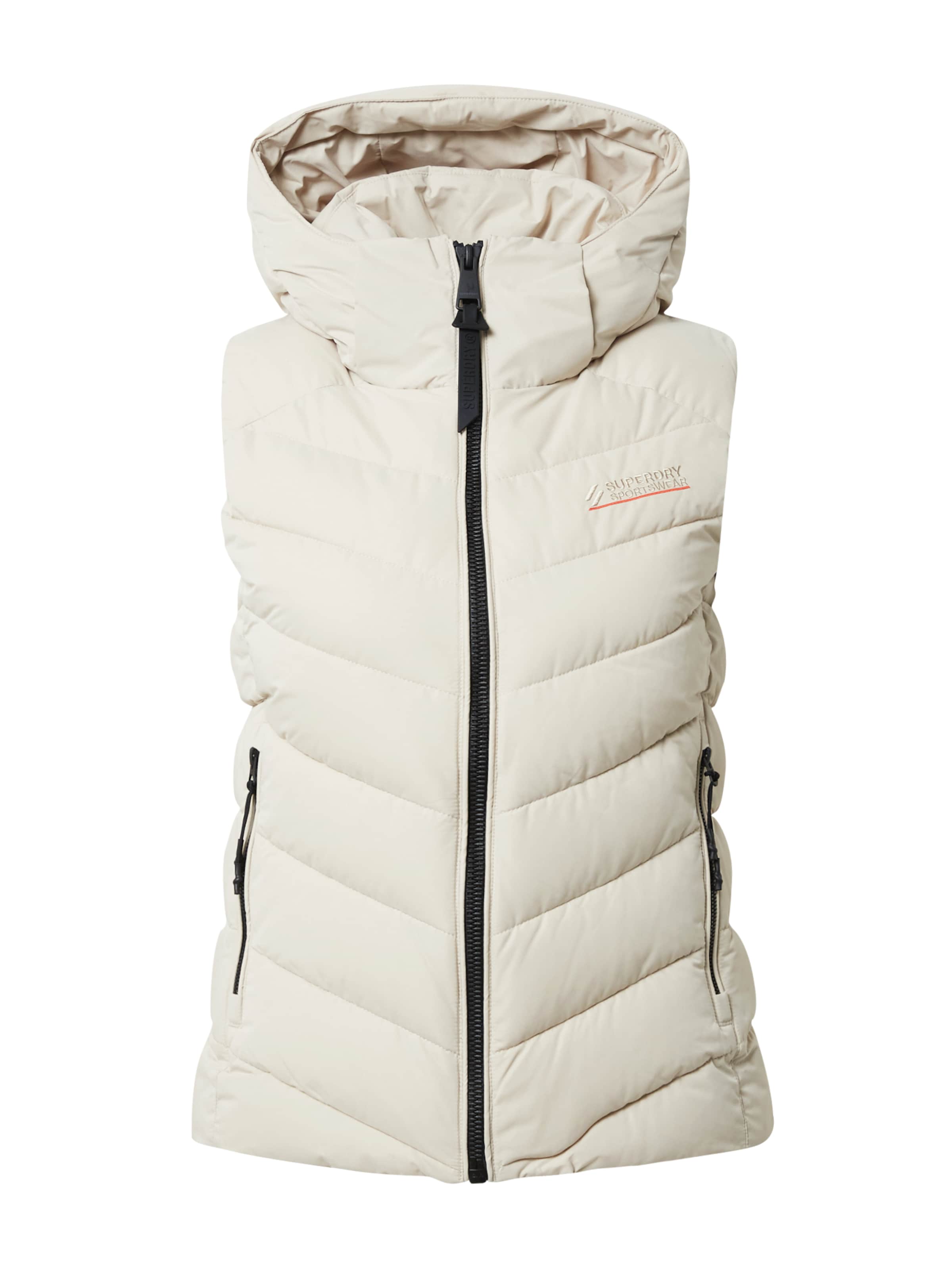 Superdry Bodywarmer in Beige: voorkant