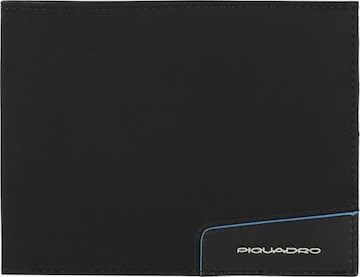 Portamonete 'PQ-RY' di Piquadro in nero: frontale