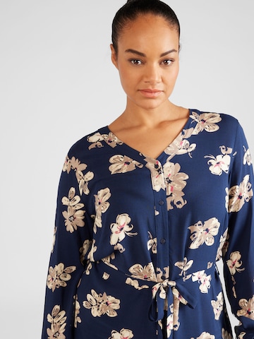 Robe-chemise 'NOVA' ONLY Carmakoma en bleu