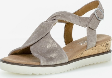 GABOR Sandals in Grey: front