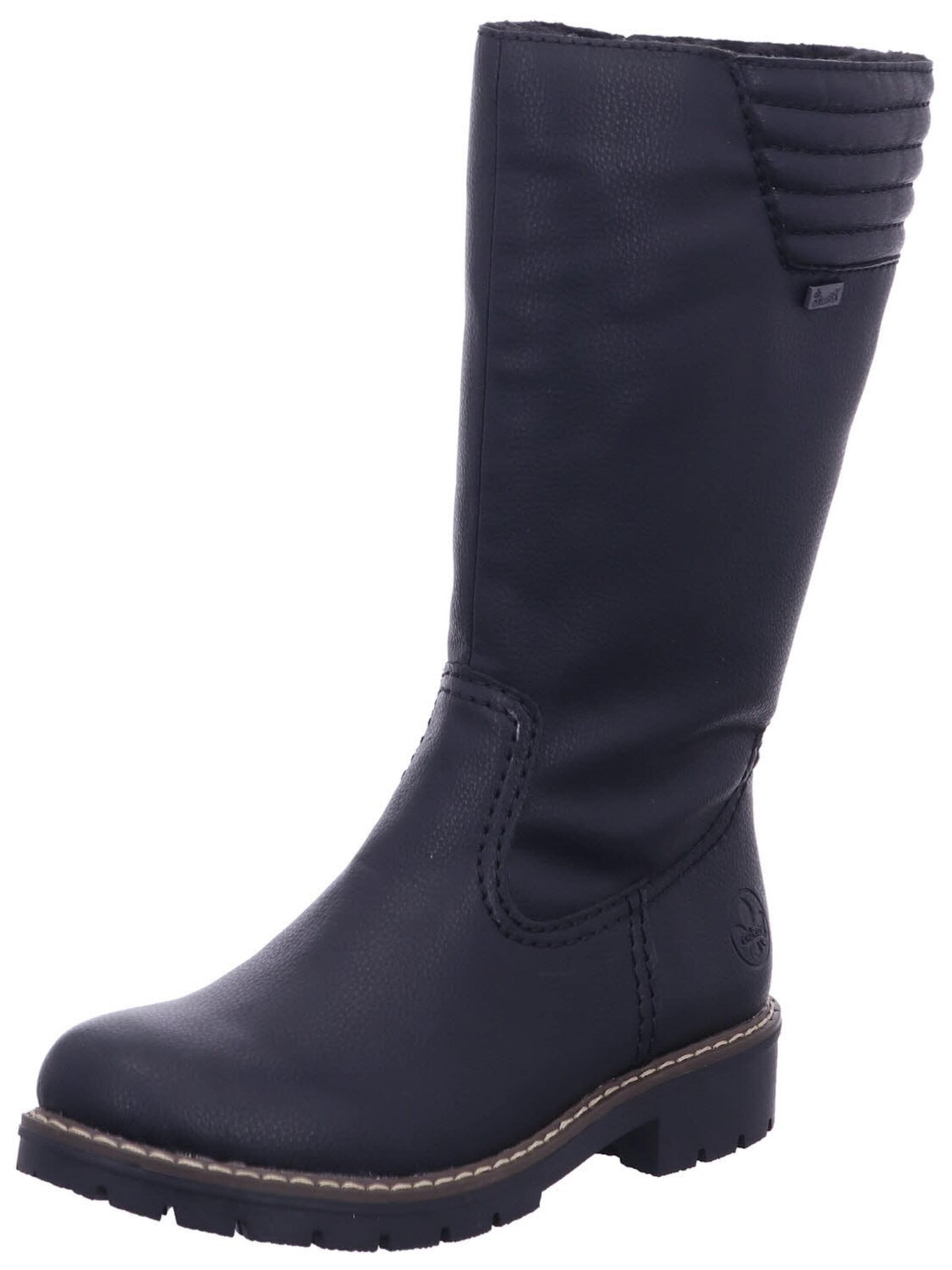 Boots 'Stiefel Damen Y9191 00 Kunststoff (Synthetik) in schwarz' di Rieker in nero: frontale