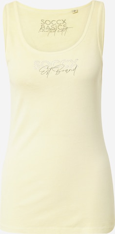 Soccx Top 'Tami' in Yellow: front
