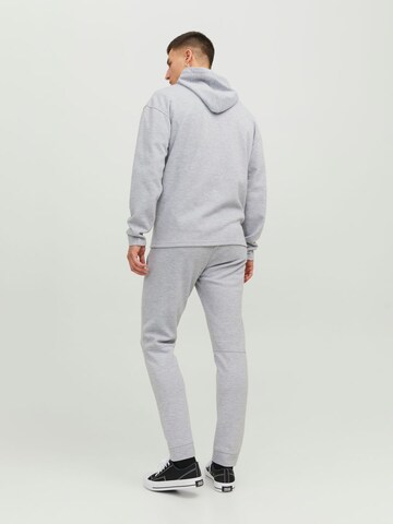 JACK & JONES Zip-Up Hoodie in Grey