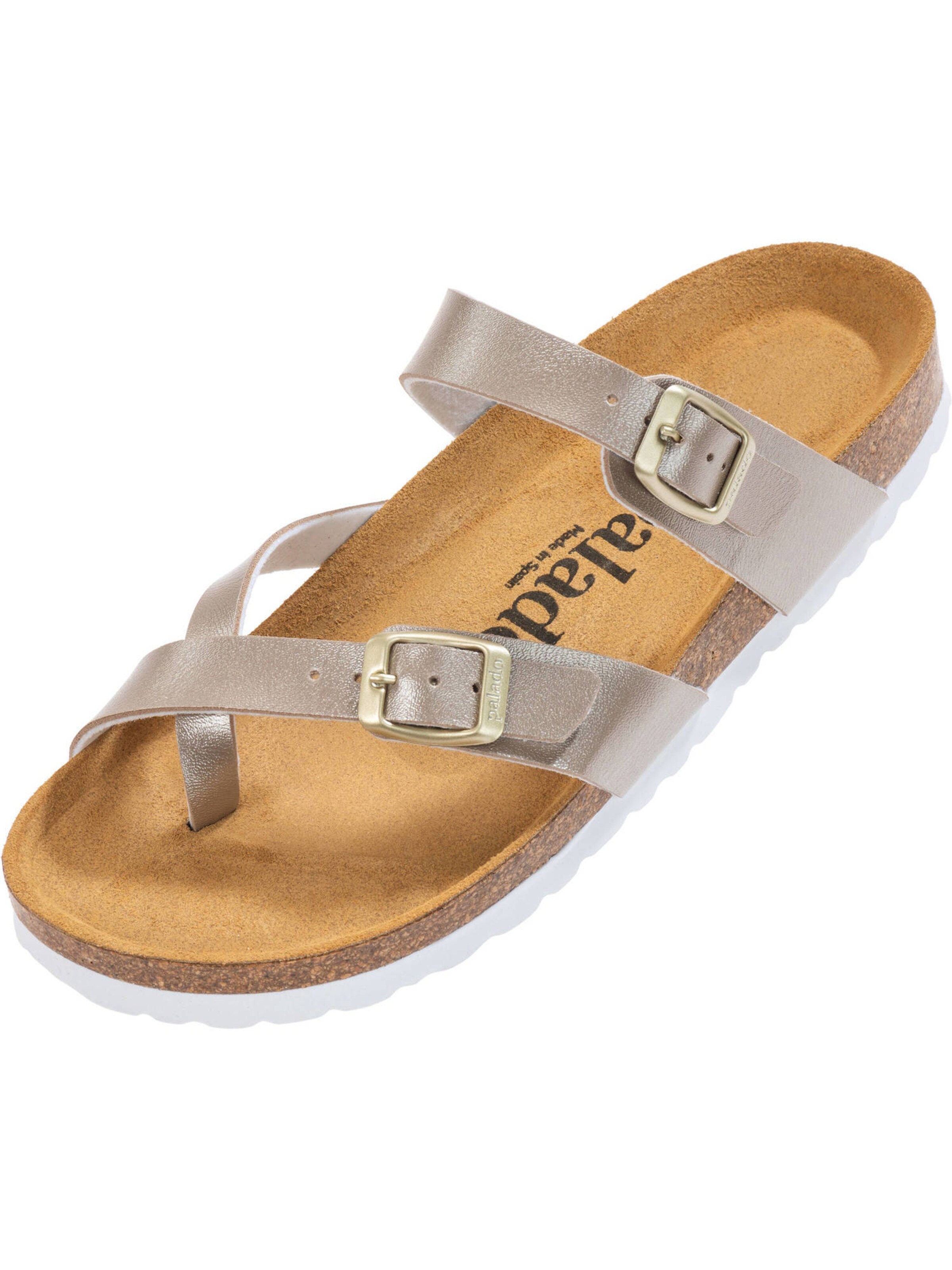 Infradito 'Cres' di Palado in beige: frontale