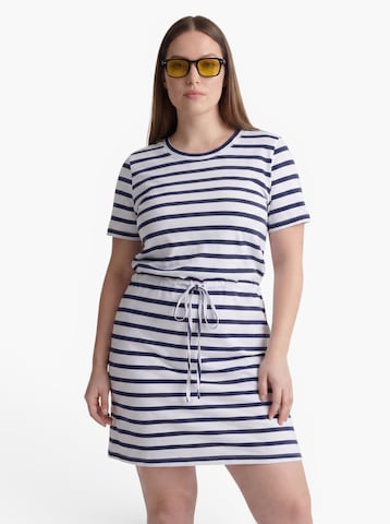 Robe 'CARHappy' ONLY Carmakoma en bleu : devant