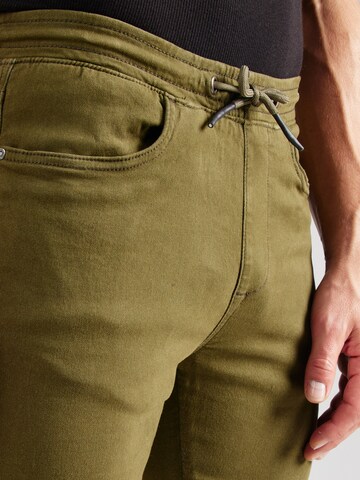 BLEND Slimfit Jeans 'Blizzard' in Grün