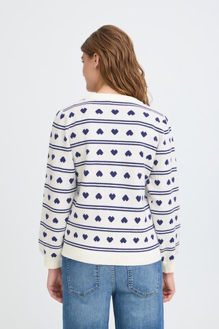 Pull-over 'IHBrielle' ICHI en blanc