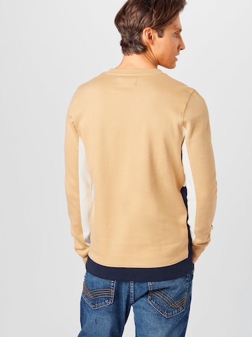 TOM TAILOR DENIM Sweatshirt in Braun