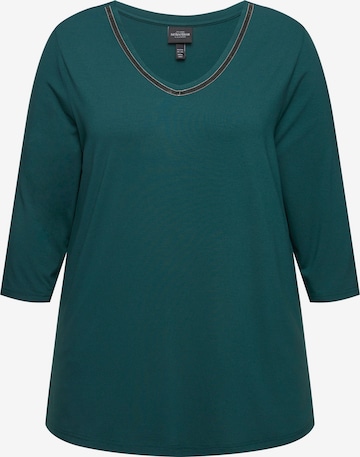 T-shirt Ulla Popken en vert : devant
