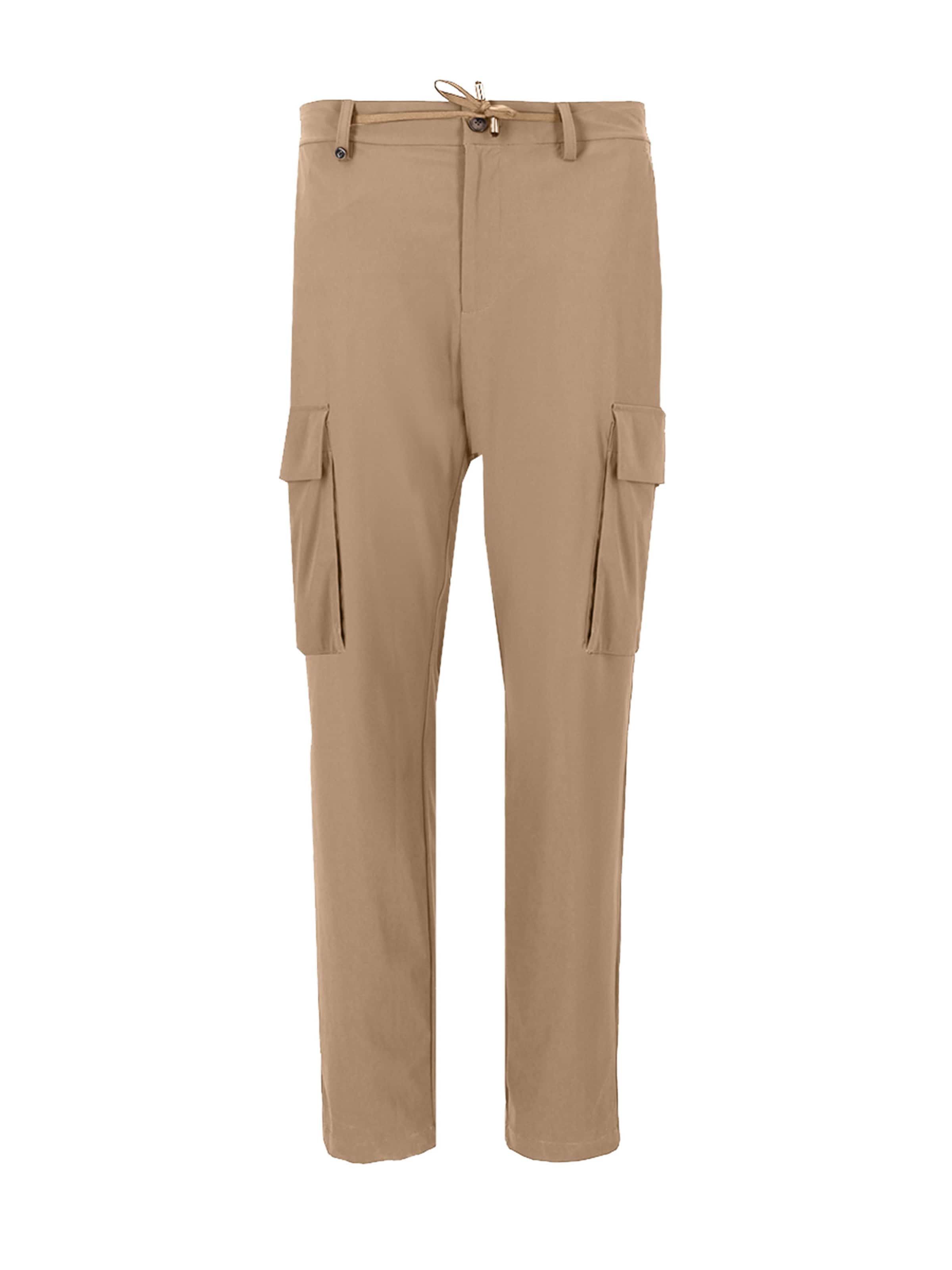 Distretto12 Cargobroek 'Active' in Beige: voorkant