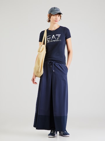 T-shirt EA7 Emporio Armani en bleu