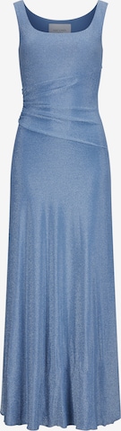Robe de soirée Nicowa en bleu : devant
