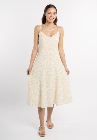 MYMO Summer dress in White: front