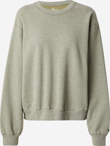 Sweat-shirt HOLLISTER en vert : devant