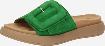 GABOR Pantofle – zelená: přední strana