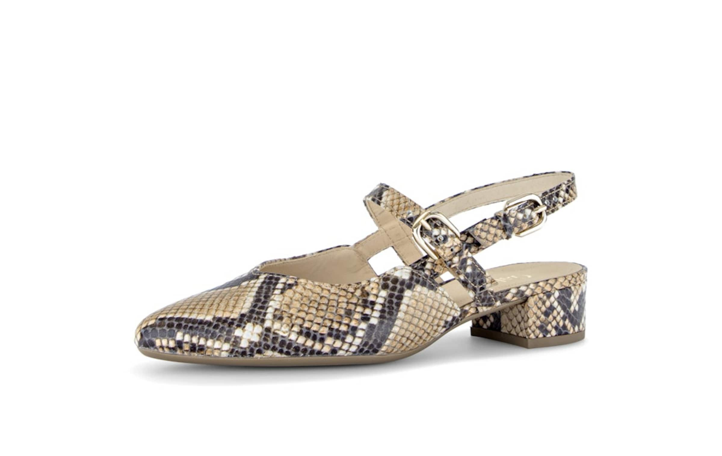 GABOR Slingback pumps in Beige: front
