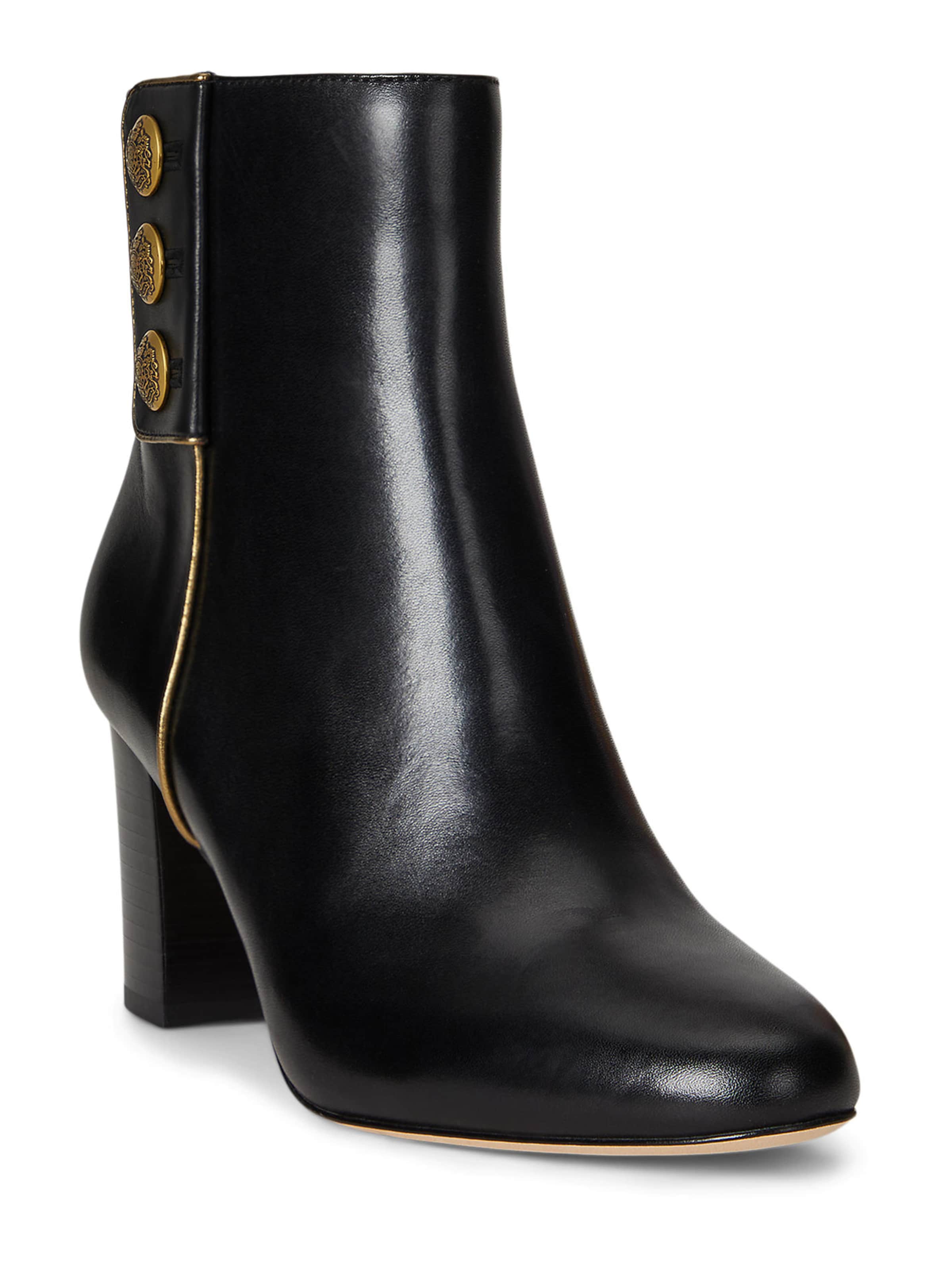 Lauren Ralph Lauren - Botines 'KENNDI' en negro: frente