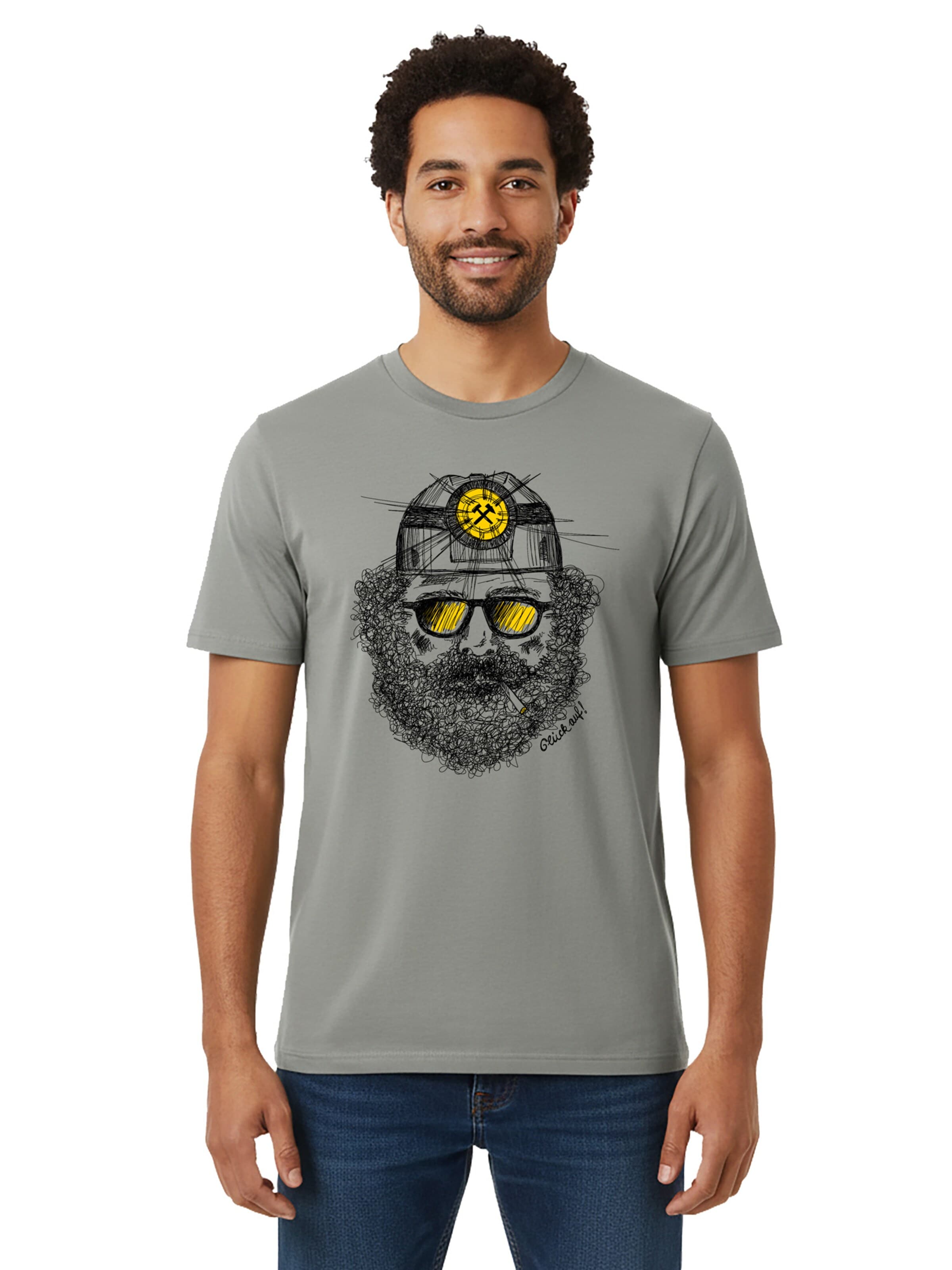 karlskopf Shirt 'BERGMANN' in Grey