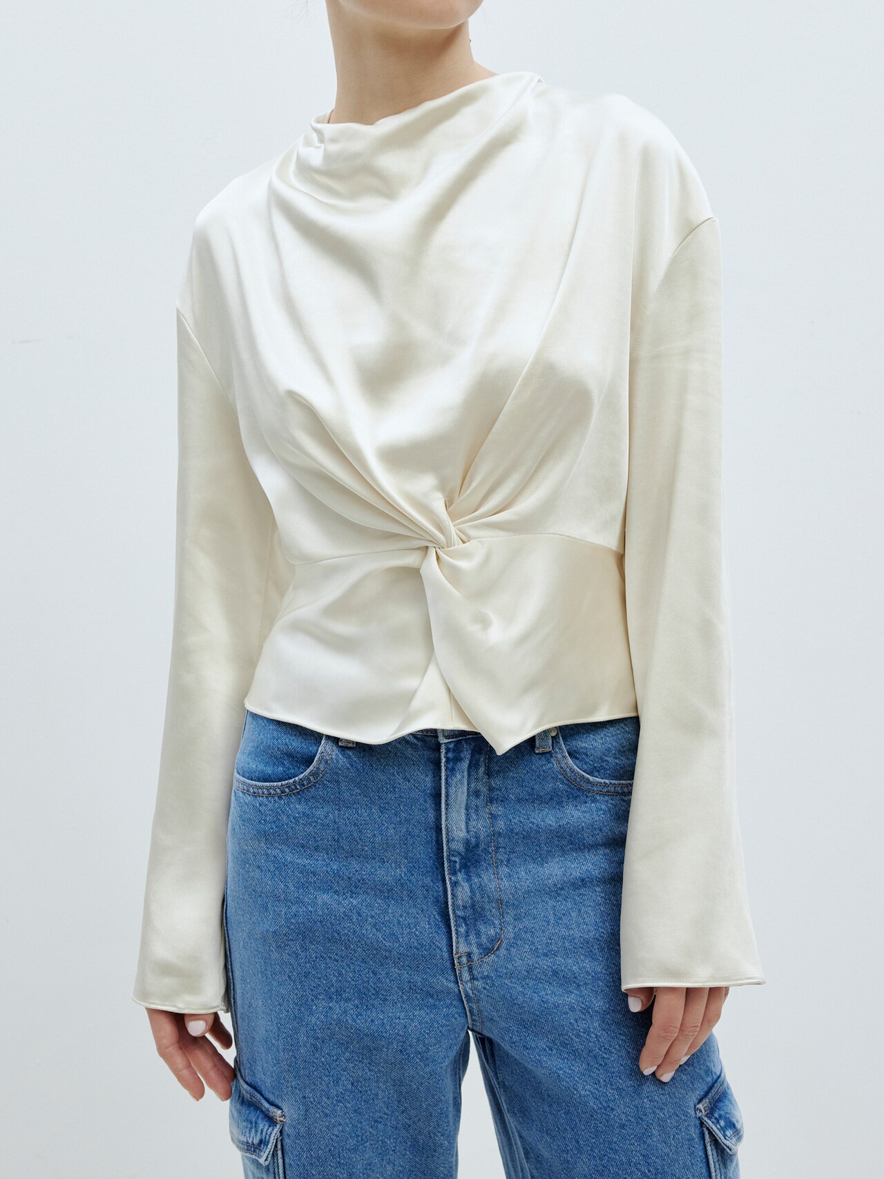 EDITED Produkte Bluse 'Tabia' weiß