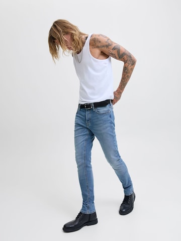 JACK & JONES Слим фит Дънки 'JJIGlenn' в синьо